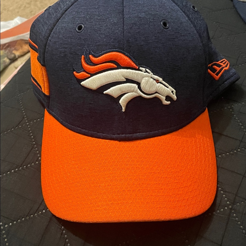 NFL Denver Broncos Hat - Navy and Orange